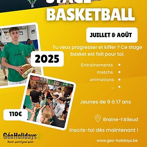 Stage - été - Basket- Belgique